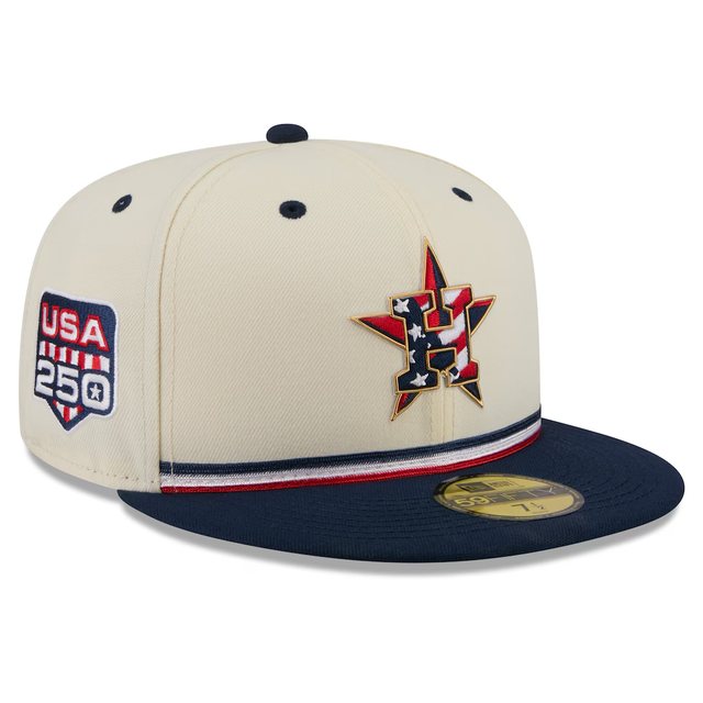 Houston Astros 2026 USA 250 Fourth of July 59FIFTY hat