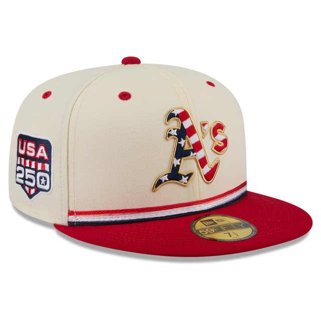 Athletics 2026 USA 250 Fourth of July 59FIFTY hat