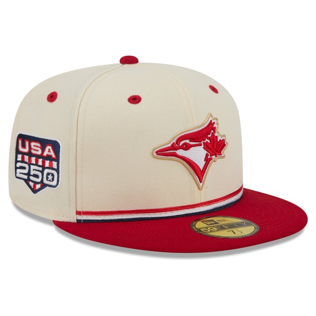 Toronto Blue Jays 2026 USA 250 Fourth of July 59FIFTY hat
