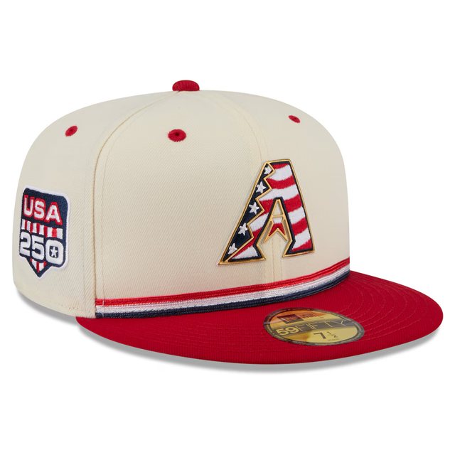 Arizona Diamondbacks 2026 USA 250 Fourth of July 59FIFTY hat