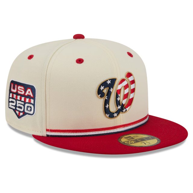 Washington Nationals 2026 USA 250 Fourth of July 59FIFTY hat